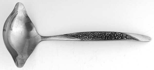 Rosevine-Caress (Stainless) Solid Gravy Ladle