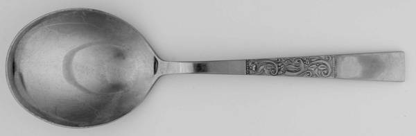 Valencia (Stainless) Solid Smooth Casserole Spoon