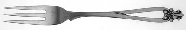 Antoinette (Stainless) Large Solid Cold Meat Serving Fork