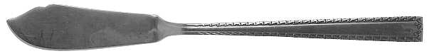 Bell Wood (Stainless) Flat Handle Master Butter Knife