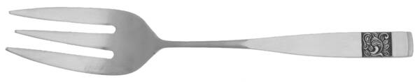 Black Rose (Stainless) Medium Solid Cold Meat Serving Fork