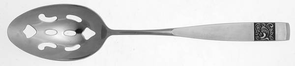 Black Rose (Stainless) Pierced Tablespoon (Serving Spoon)