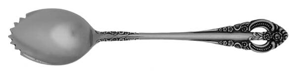 Dynasty (Stainless) Fruit/Orange Spoon Individual, Serrated Bowl HC