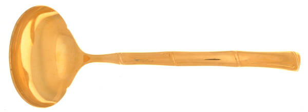 Escapade (Gold Electroplate) Solid Gravy Ladle