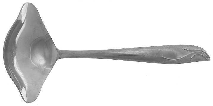 Finale (Stainless) 2 Spout Gravy Ladle-Solid Piece