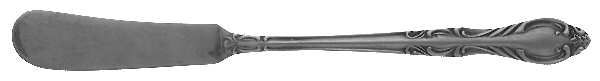 Medford (Stainless) Flat Handle Master Butter Knife