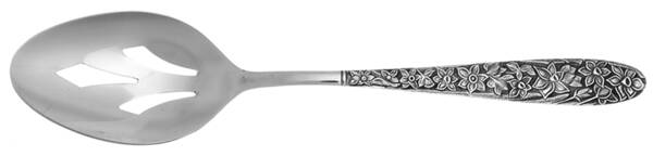 Narcissus (Stainless) Pierced Tablespoon (Serving Spoon)
