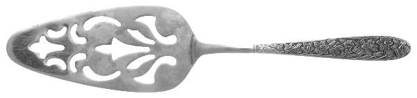 Narcissus (Stainless) Pierced All Stainless Pie Server