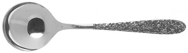 Narcissus (Stainless) Round Bowl Soup Spoon (Cream Soup)