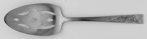 NST12 (STAINLESS) Pierced All Stainless Pie Server