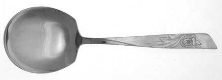 NST12 (STAINLESS) Solid Smooth Casserole Spoon