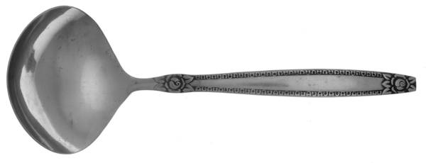 Rose Border (Stainless) Solid Gravy Ladle