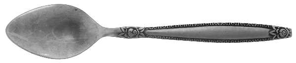 Rose Border (Stainless) Teaspoon