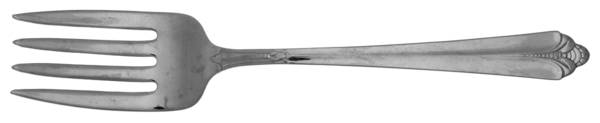 NST48 (STAINLESS) Medium Solid Cold Meat Serving Fork