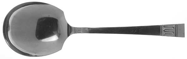 NST50 (Stainless) Solid Smooth Casserole Spoon