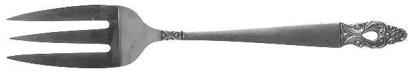 Olaf (Stainless) Large Solid Cold Meat Serving Fork