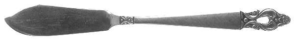 Olaf (Stainless) Flat Handle Master Butter Knife