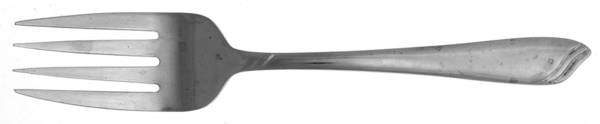 Poise (Stainless) Medium Solid Cold Meat Serving Fork