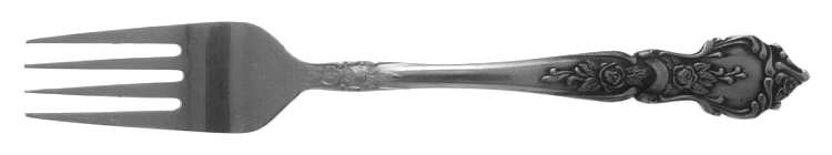 Rose & Leaf (Stainless) Fork
