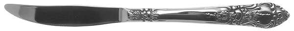 Rose & Leaf (Stainless) Modern Solid Knife