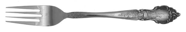 Rose & Leaf (Stainless) Fork