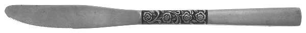 Rose Serenade (Stainless) Modern Solid Knife