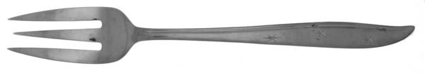 Starette (Stainless) Large Solid Cold Meat Serving Fork
