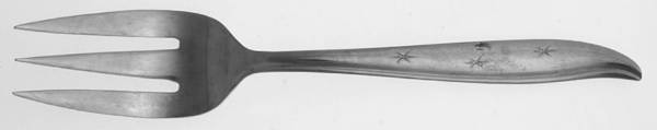 Starette (Stainless) Medium Solid Cold Meat Serving Fork
