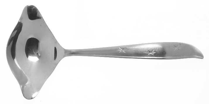 Starette (Stainless) 2 Spout Gravy Ladle-Solid Piece