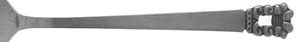 Swedish Crown (Stainless) Pierced Tablespoon (Serving Spoon)