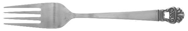 Swedish Crown (Stainless) Individual Salad Fork