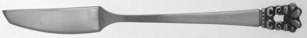 Swedish Crown (Stainless) Flat Handle Master Butter Knife