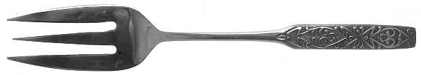 Valinda (Stainless) Medium Solid Cold Meat Serving Fork