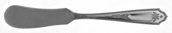 Two (Silverplate) Flat Handle Butter Spreader
