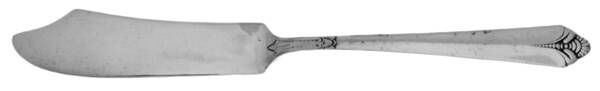 Six (Silverplate) Flat Handle Master Butter Knife