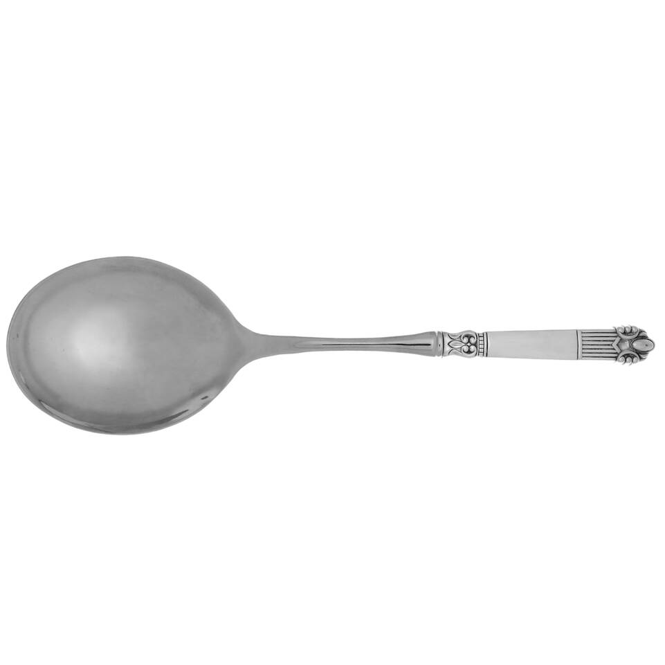 Astrid (Silverplate, 1945) Casserole Spoon with Smooth Stainless Bowl HC