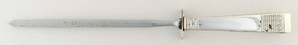 Calvalcade (Silverplate, 1946) Large Roast Steel Rod Knife Sharpener