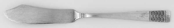 Calvalcade (Silverplate, 1946) Flat Handle Master Butter Knife by National Silver Co