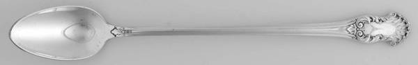 Concerto (Silverplate, 1944) Iced Tea Spoon by National Silver Co
