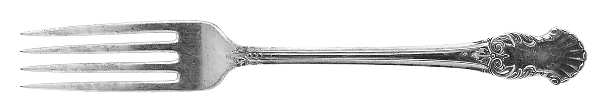 Concerto (Silverplate, 1944) Fork by National Silver Co