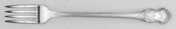Concerto (Silverplate, 1944) Grille Fork (Viande) by National Silver Co