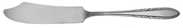 Flame (Silverplate, 1938) Flat Handle Master Butter Knife by National Silver Co