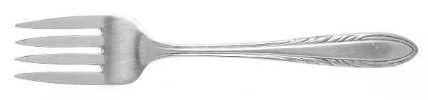 Flame (Silverplate, 1938) Individual Salad Fork by National Silver Co