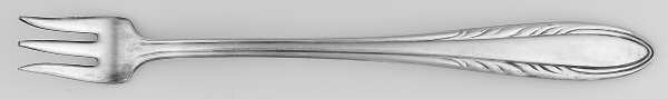 Flame (Silverplate, 1938) Cocktail/Seafood Fork by National Silver Co