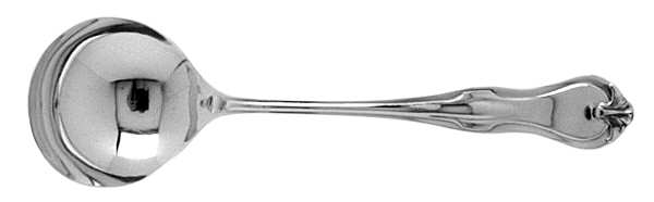 Flemish (Silverplate, 1900) Round Bowl Soup Spoon (Bouillon)