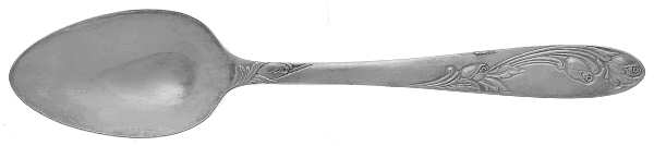 Garden of Roses (Silverplate, 1952) Place/Oval Soup Spoon by National Silver Co