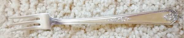 Gramercy (Silverplate, 1930) Cocktail/Seafood Fork by National Silver Co