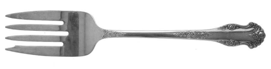 Holiday (Silverplate, 1951) Medium Solid Cold Meat Serving Fork