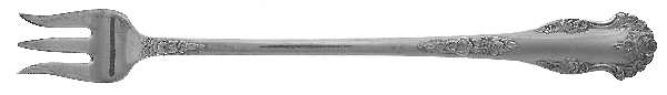 Holiday (Silverplate, 1951) Cocktail/Seafood Fork by National Silver Co