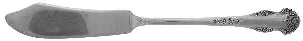 Holiday (Silverplate, 1951) Flat Handle Master Butter Knife by National Silver Co